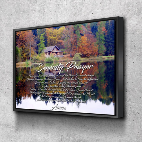 Cabin #15 & Serenity Prayer Wall Art