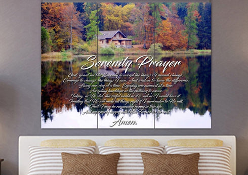 Cabin #15 & Serenity Prayer Wall Art