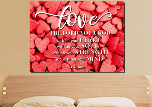 Candy #3 Love the Lord your God Wall Art