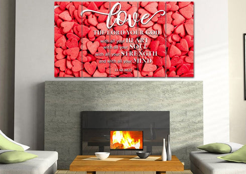 Candy #3 Love the Lord your God Wall Art