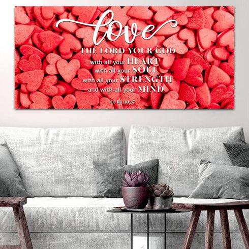 Candy #3 Love the Lord your God Wall Art