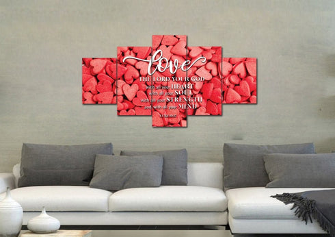 Candy #3 Love the Lord your God Wall Art