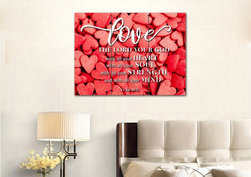 Candy #3 Love the Lord your God Wall Art