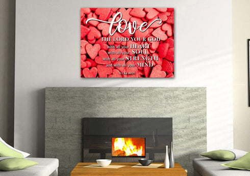 Candy #3 Love the Lord your God Wall Art