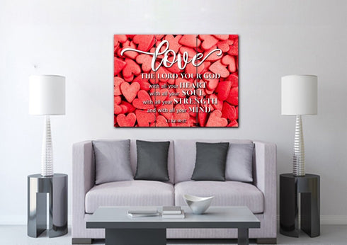 Candy #3 Love the Lord your God Wall Art