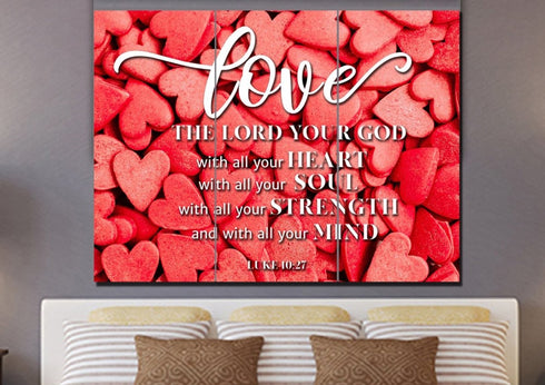 Candy #3 Love the Lord your God Wall Art