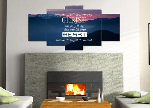 Christ the Only Thing that can Fill your Heart Wall Art Canvas Print