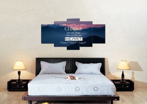 Christ the Only Thing that can Fill your Heart Wall Art Canvas Print