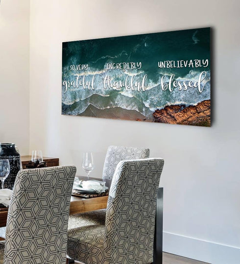 Cliffs #2 Thankful, Grateful & Blessed Wall Art