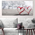 Couple Hearts #18 Love is Patient, Love is Kind Wall Art
