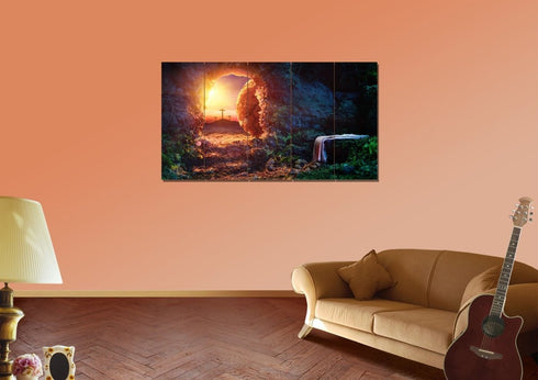 Cross from the Tomb of Jesus #9 Canvas