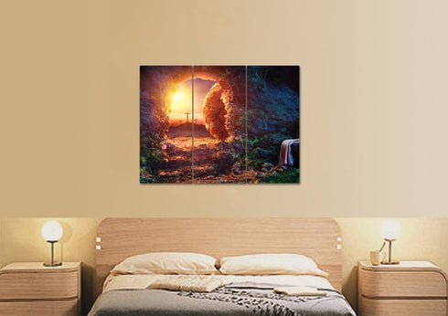 Cross from the Tomb of Jesus #9 Canvas