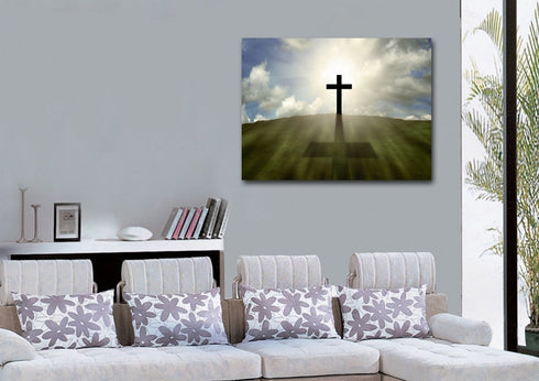 Cross on the Hill #5 Wall Art