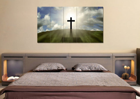 Cross on the Hill #5 Wall Art