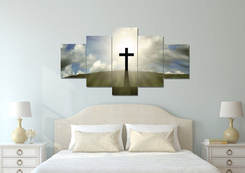 Cross on the Hill #5 Wall Art