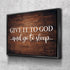 Deep Colored #15 Give it to God and Go to Sleep Sign