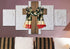 Draped Cross #7 American Flag Patriotic Wall Art