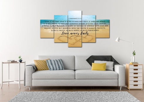 Drawn Love #22 Love is Patient, Love is Kind Wall Art