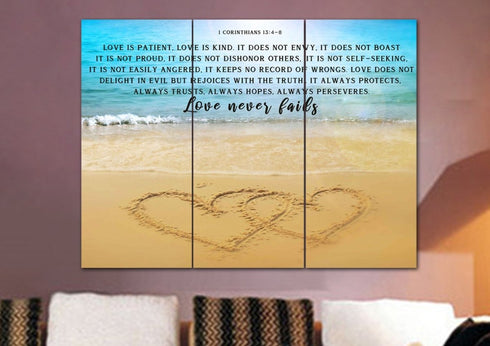 Drawn Love #22 Love is Patient, Love is Kind Wall Art