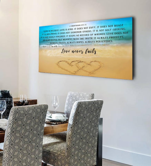 Drawn Love #22 Love is Patient, Love is Kind Wall Art