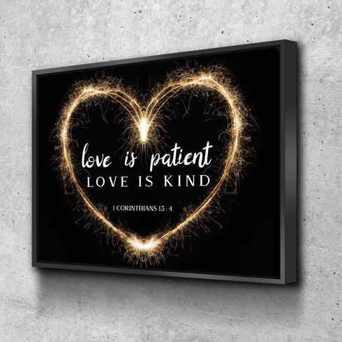 Electric Heart #21 Love is Patient, Love is Kind Wall Art