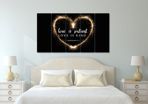 Electric Heart #21 Love is Patient, Love is Kind Wall Art