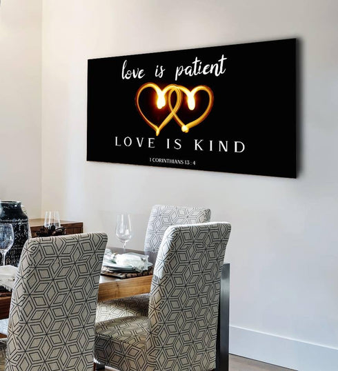 Electric Love #23 Love is Patient, Love is Kind Wall Art