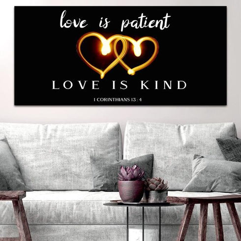 Electric Love #23 Love is Patient, Love is Kind Wall Art
