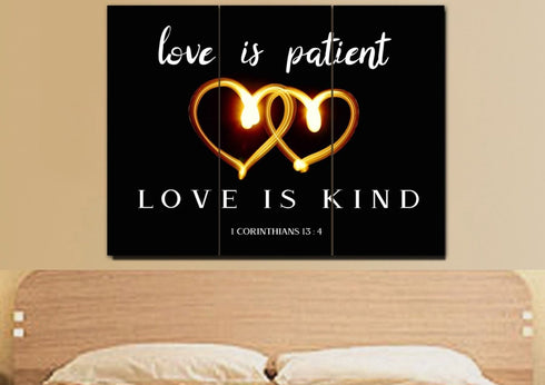 Electric Love #23 Love is Patient, Love is Kind Wall Art
