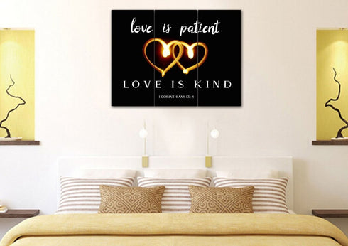 Electric Love #23 Love is Patient, Love is Kind Wall Art