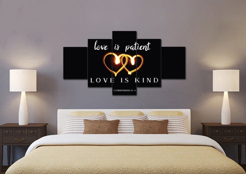 Electric Love #23 Love is Patient, Love is Kind Wall Art