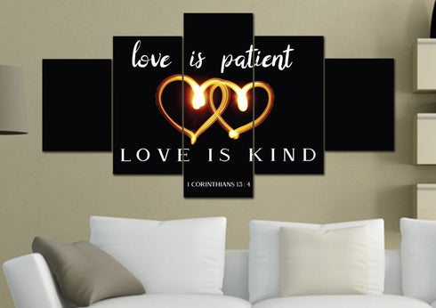 Electric Love #23 Love is Patient, Love is Kind Wall Art