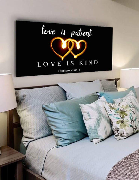 Electric Love #23 Love is Patient, Love is Kind Wall Art