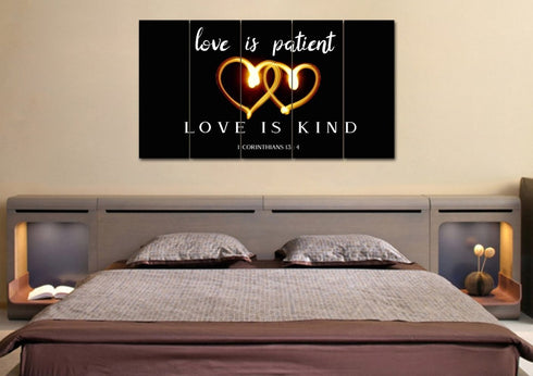 Electric Love #23 Love is Patient, Love is Kind Wall Art