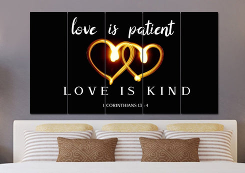 Electric Love #23 Love is Patient, Love is Kind Wall Art