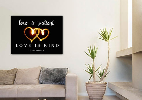 Electric Love #23 Love is Patient, Love is Kind Wall Art