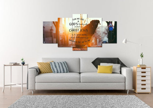 Ephesians 2:10 Canvas Wall Art Print
