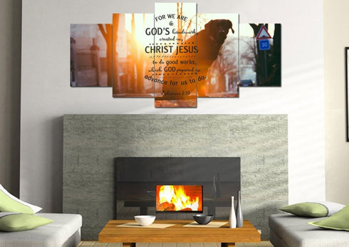 Ephesians 2:10 Canvas Wall Art Print