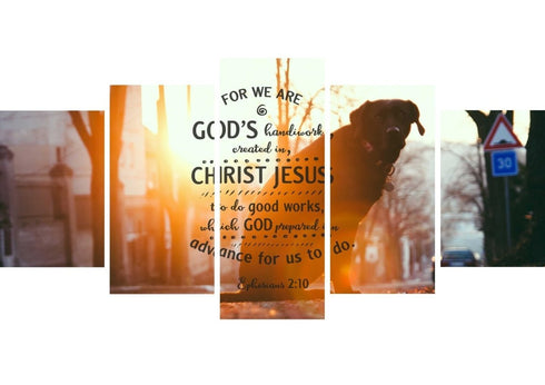 Ephesians 2:10 Canvas Wall Art Print