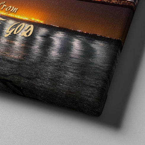 Ephesians 2:8 Canvas Wall Art Print