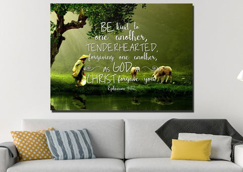 Ephesians 4:32 Wall Art Canvas Print