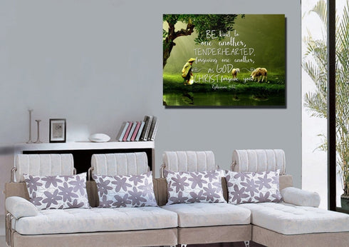 Ephesians 4:32 Wall Art Canvas Print