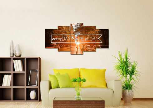 Everyday is a New Day Canvas Wall Art Print
