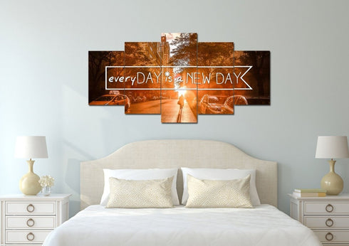 Everyday is a New Day Canvas Wall Art Print