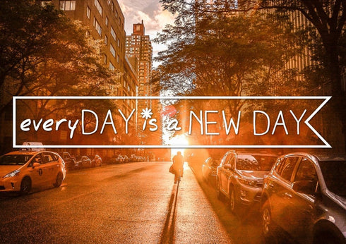 Everyday is a New Day Canvas Wall Art Print