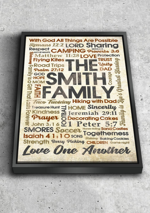 Family Memories - Personalized Canvas #8