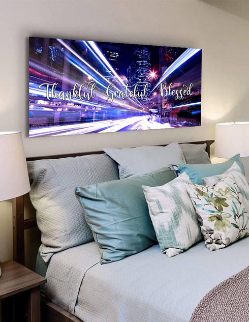 Fast Life #5 Thankful, Grateful & Blessed Sign