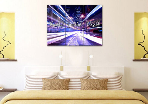 Fast Life #5 Thankful, Grateful & Blessed Sign