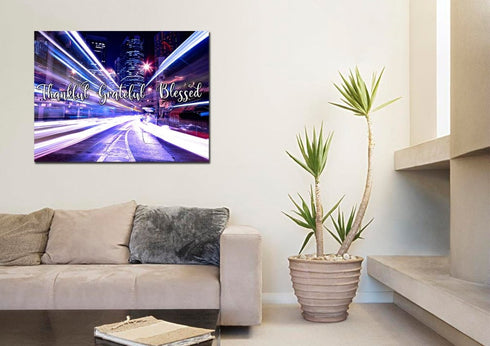 Fast Life #5 Thankful, Grateful & Blessed Sign