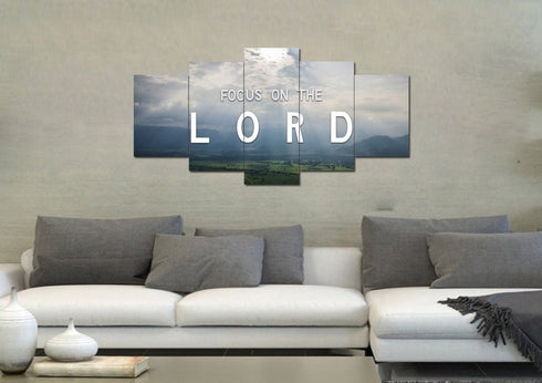 Focus on the Lord Wall Art Canvas Print